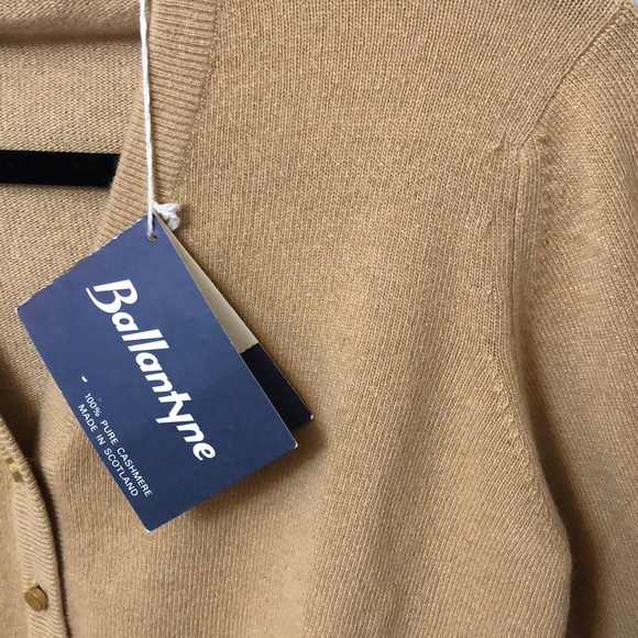 SOLD NWT Vintage Ballantyne Cashmere Cardigan - Picture 7 of 8
